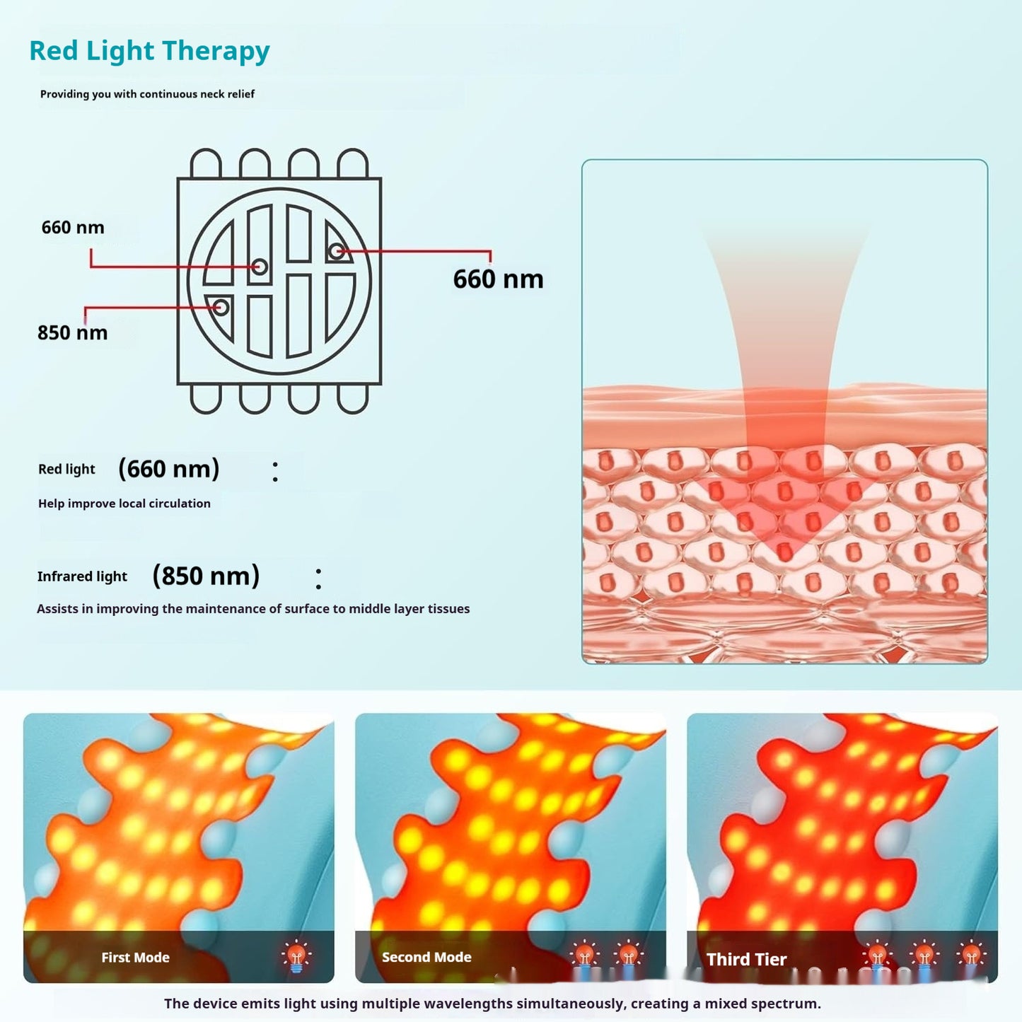 Sleeping Neck Traction Device Red Light Infrared Pulse Therapy Hot Compress Massage Pillow Home Use Head Neck Massage Pillow